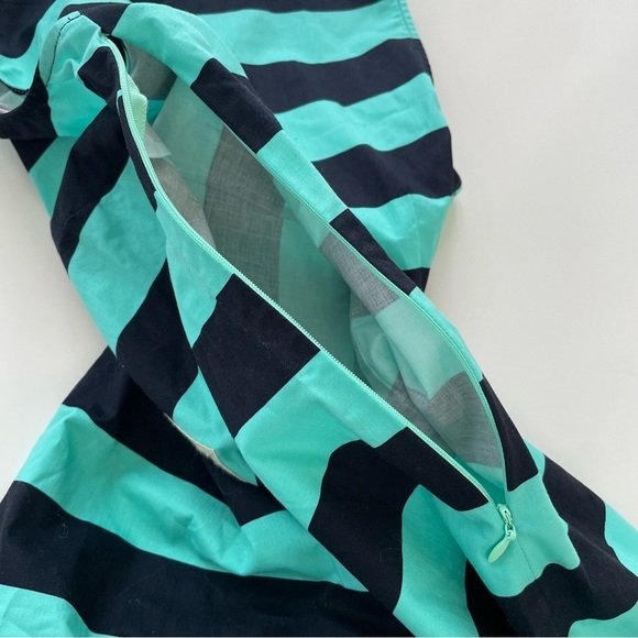 Sail to Sable Green Navy Gold Sleeveless Classic Tunic Dress Size XS - Picture 8 of 10